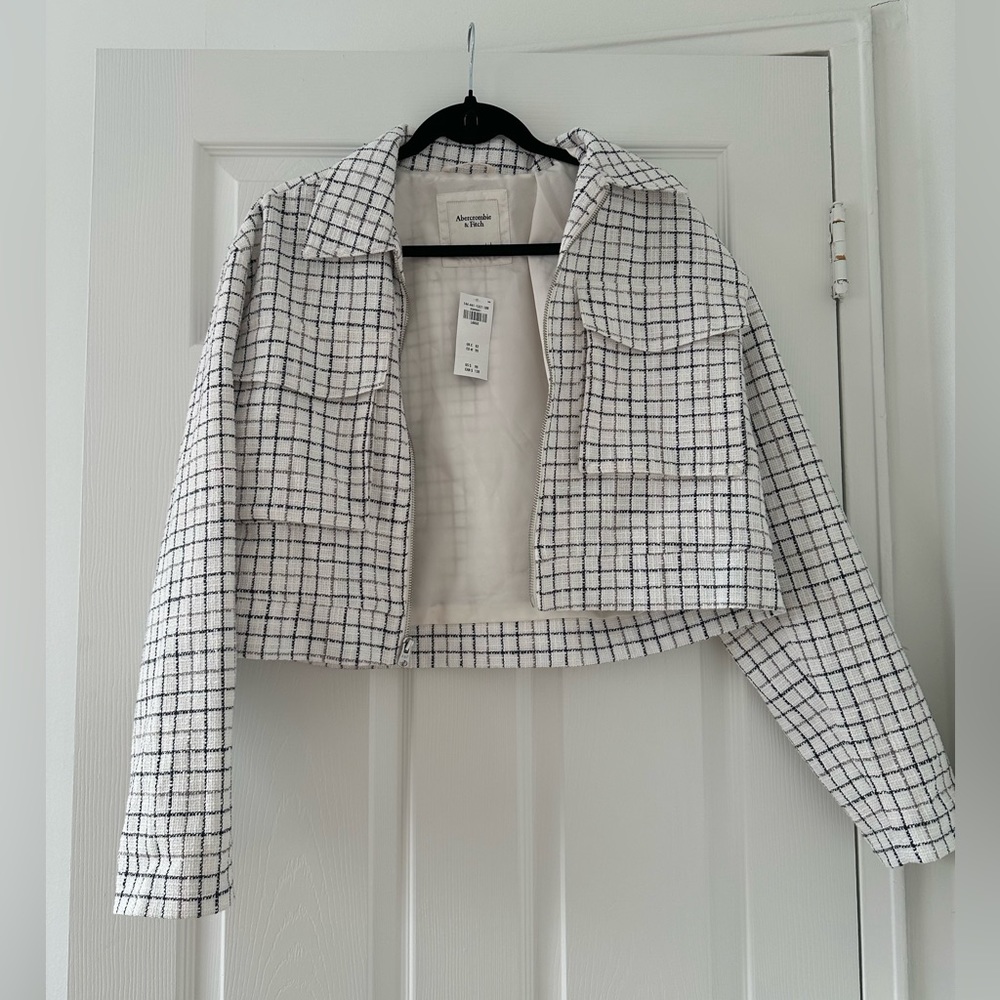 NWT Abercrombie Tweed Jacket